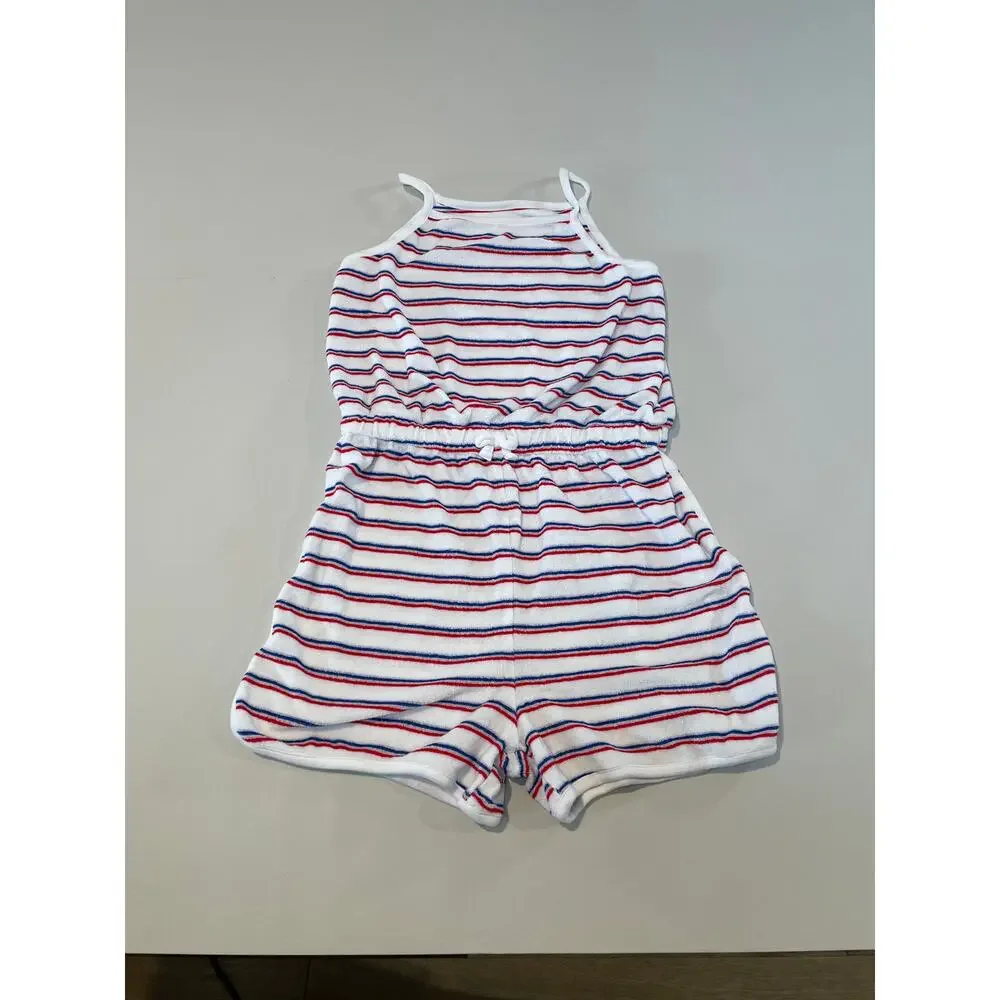 Carter’s French Terry Striped Romper – Size 12